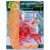Golfers Club Collection Graduated Plastic Tees 12 Medium Red
